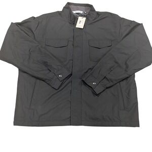 Peter Millar Norfolk Insulated Bomber Jacket Mens XXL Black MF24Z03 NWT $265